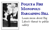 Police & Fire Monopoly Bargaining Bill