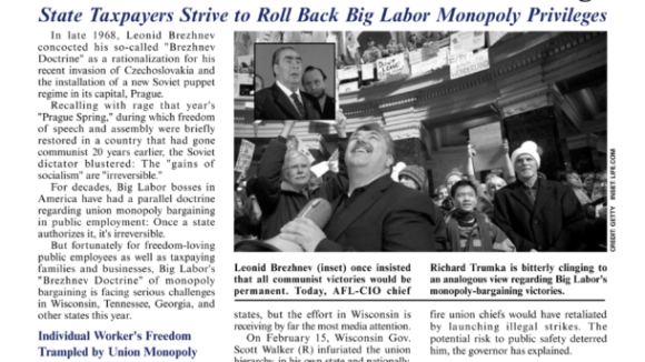 March 2011 issue of The National Right To Work Committee Newsletter now available