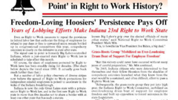Special Newsletter Supplement -- Victory in Indiana: A 'Turning Point'?