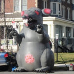 Overused Inflatable Rat used in Philly