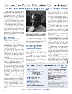 April 2014 National Right to Work Committee Newsletter