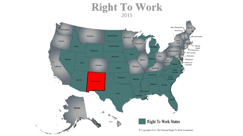 Right-To-Work-States-Map-New-Mexico