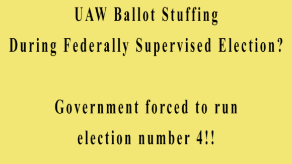 Obama NLRB Oversees Ballot Stuffing in UAW Election