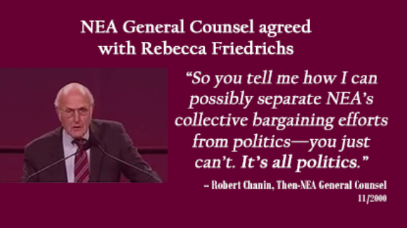 NEA General Counsel Agreed With Friedrichs' Claims