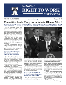 August 2015 Newsletter Cover