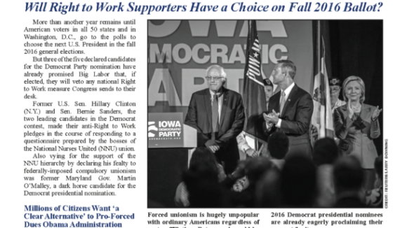 September 2015 National Right To Work Committee Newsletter available online