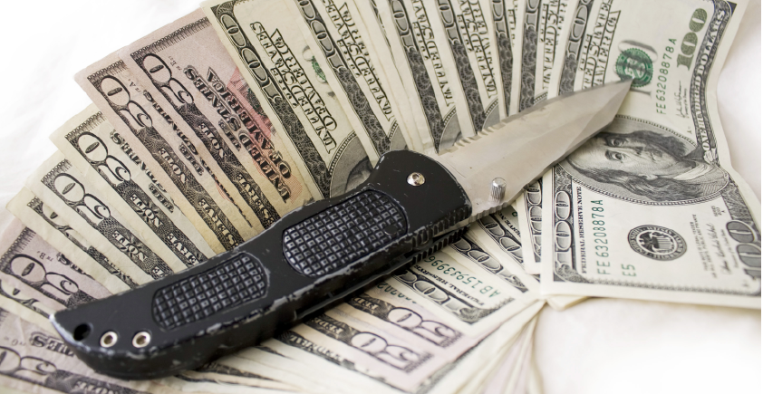 us-money-knife