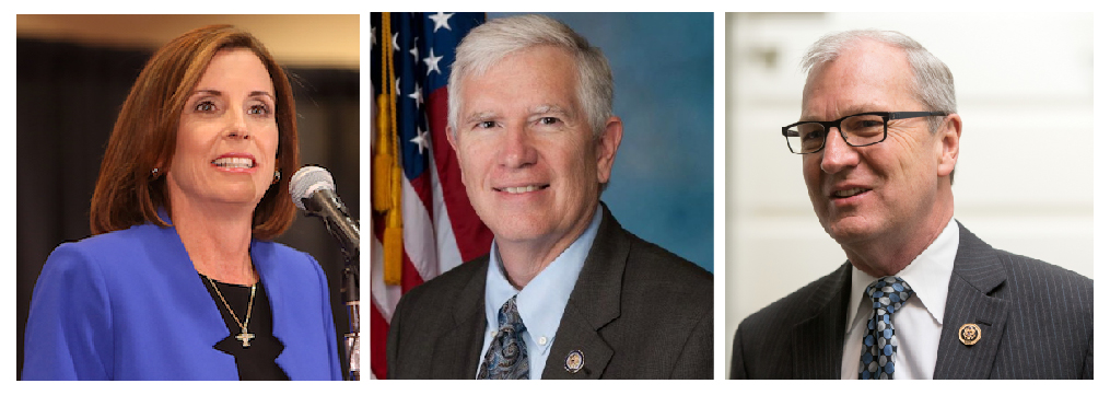 Among the U.S. House members who recently became cosponsors of the Right to Work Act after hearing from freedom-loving constituents mobilized by the Committee are Martha McSally (Ariz.), Mo Brooks (Ala., center), and Kevin Cramer (N.D.).