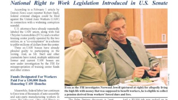 April 2019 National Right To Work Newsletter Summary