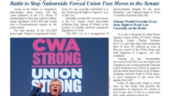 March 2020 National Right To Work Newsletter Summary