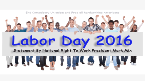 National Right to Work Labor Day Statement
