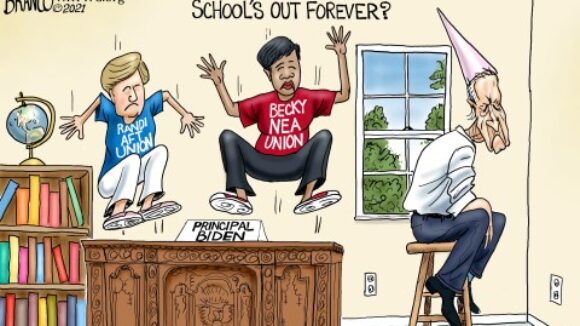 Biden Bailout Will Enable Big Labor-Controlled Government Schools to Pad Payrolls Despite Schoolkids’ Exodus