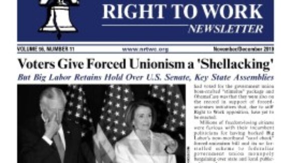 December 2010 issue of The National Right To Work Committee Newsletter is available