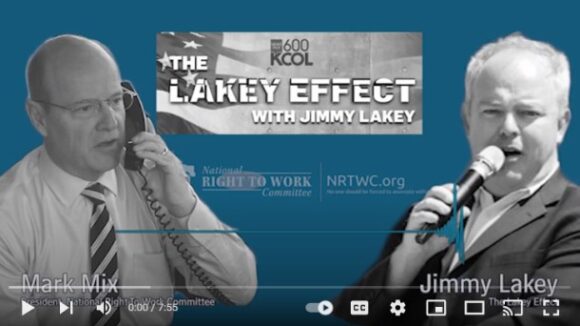 MORNINGS WITH JIMMY LAKEY: Mark Mix on Big Labor Biden Policies