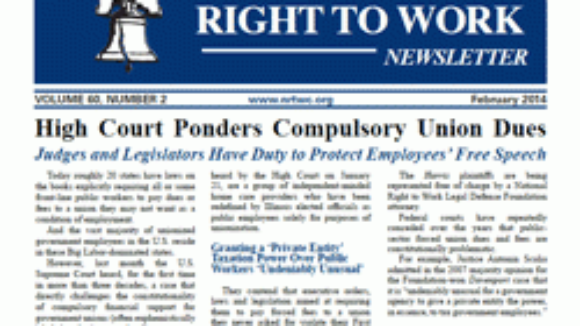 High Court Ponders Compulsory Union Dues