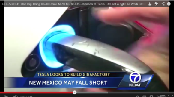 UPDATE:  Tesla Chooses Right To Work State for New Factory