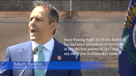 Right To Work Passed, Jobs Booming in Kentucky