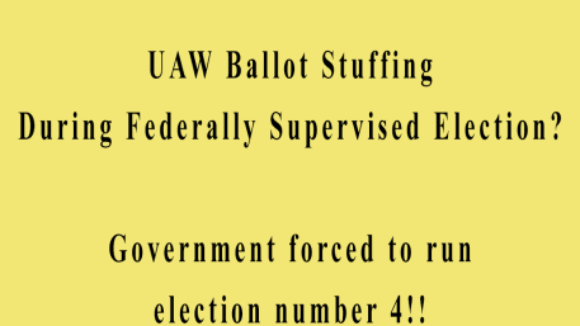Obama NLRB Oversees Ballot Stuffing in UAW Election