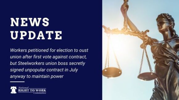 In Attempt to Avoid Being Voted Out, PA Steelworkers Union Bosses Secretly ‘Ratify’ Contract Workers Twice Overwhelmingly Rejected