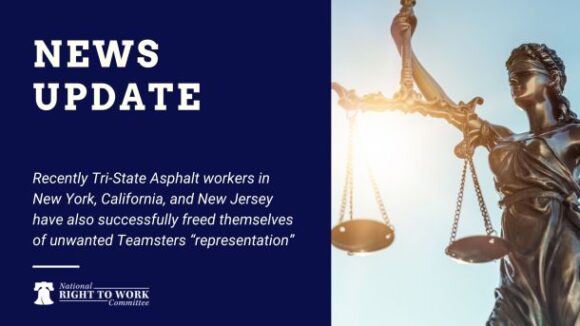 Morris Tri-State Asphalt Workers Decisively Vote Out Teamsters Union Officials