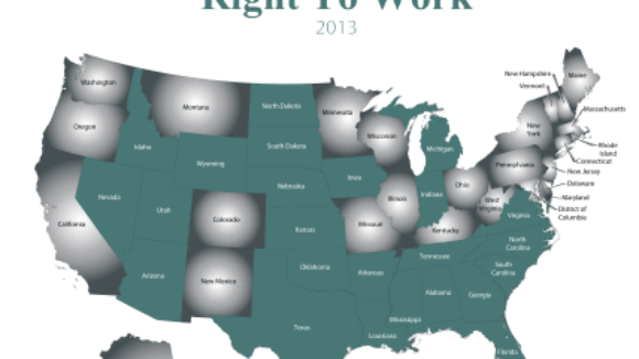 Right to Work Laws in Top 16 States Ranked by Economic Outlook