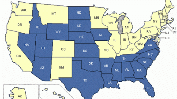 Right To Work States take 9 Congressional Seats from Forced-unionism States