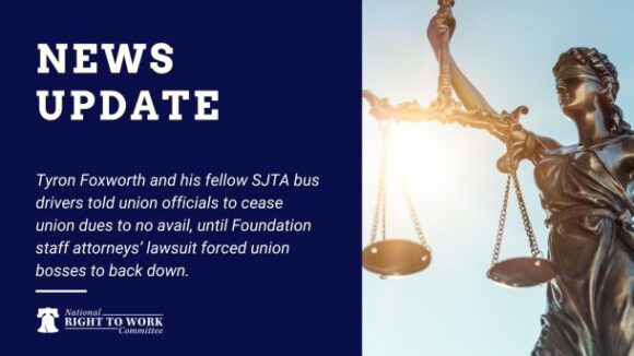 Another Janus Victory: SJTA Bus Drivers Win Back Illegally Seized Dues