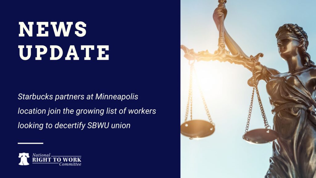 Starbucks partners at Minneapolis location join the growing list of workers looking to decertify SBWU union