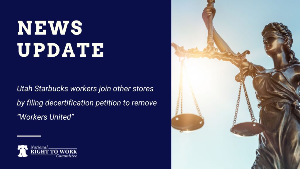 Utah Starbucks workers join other stores by filing decertification petition to remove “Workers United”
