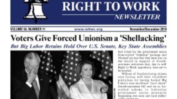 December 2010 issue of The National Right To Work Committee Newsletter is available