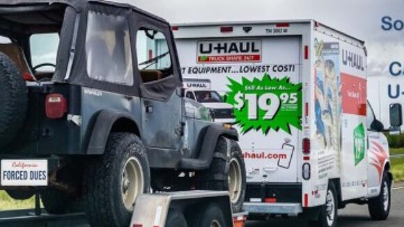 Californians flee failed forced-unionism policies, empty state U-Haul truck supply