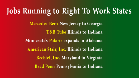 Pack Your Bags, We're Moving to a Right To Work State