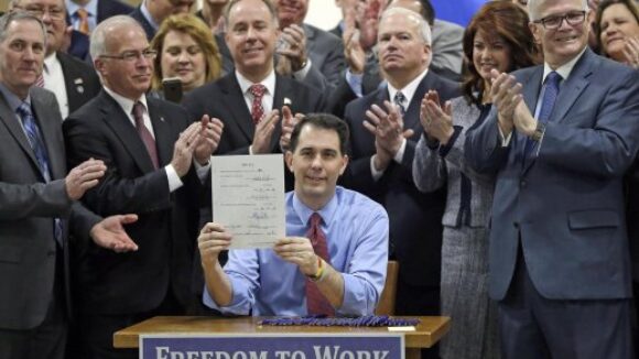 Private-Sector Job Growth Soaring in Right to Work Wisconsin