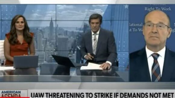 NEWSMAX with Mark Mix: UAW Threatening Strike Shutdown