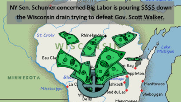 Schumer: WI Big Labor "Cash Drain"