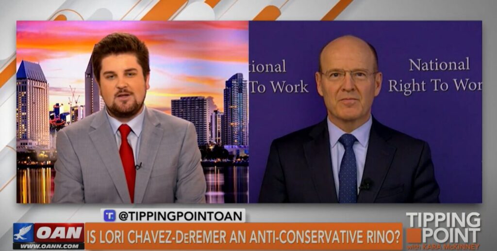 Mark Mix Appears On One America News Network to Discuss Anti-Right to Work Labor Secretary Nominee Lori Chavez-DeRemer