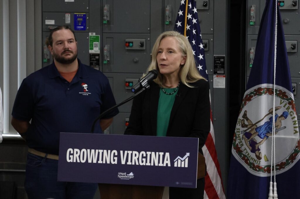 Abigail Spanberger and Chris Cash